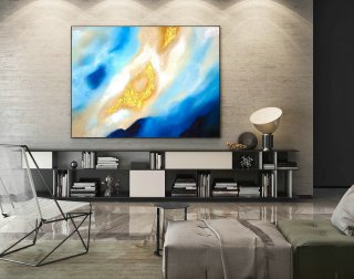 Large Canvas Art - Abstract Painting on Canvas, Contemporary Wall Art, Original Oversize Painting XL LaS562,modern paintings