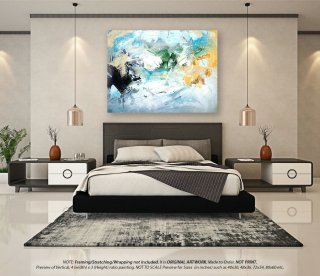 Large Abstract Canvas Art - Original Oil Painting, Office Decor, Abstract Wall Art, Acrylic Paintings, Large Mid Century Modern Art YNS004,abstract wall art