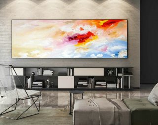 Extra Large Wall art - Abstract Painting on Canvas, Contemporary Art, Original Oversize Painting XaS051,abstract artwork