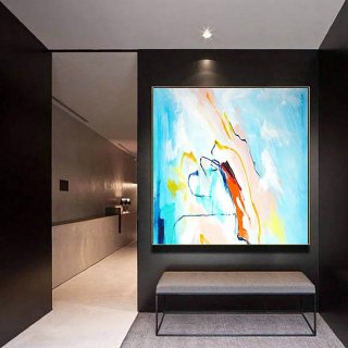 Extra Large Wall art - Abstract Painting on Canvas, Contemporary Art, Original Oversize Painting LaS293,abstract landscape art