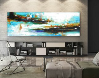 Contemporary Wall Art - Abstract Painting on Canvas, Original Oversize Painting, Extra Large Wall Art XaS420,interior design drawing