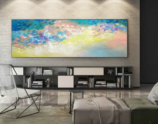 Abstract Painting on Canvas - Extra Large Wall Art, Contemporary Art, Original Oversize Painting XaS245,nordic interior design