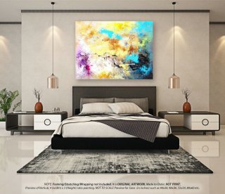 Original Abstract Painting - Modern Wall Decor, Oversized Wall Art, Housewarming gift, Acrylic Painting, Large Canvas Art, Textured YNS023,modern impressionism