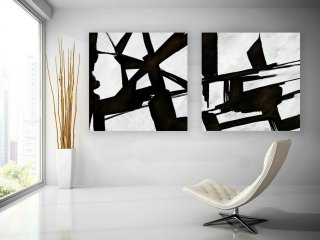 Contemporary Wall Art - Abstract Painting on Canvas, Original Oversize Painting, Extra Large Wall Art paS080,framed abstract art
