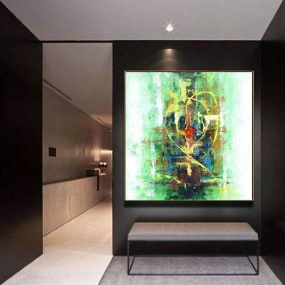 Abstract Painting on Canvas - Extra Large Wall Art, Contemporary Art, Original Oversize Painting LaS502,3d abstract art