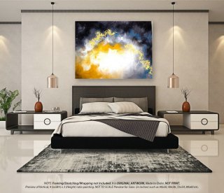 Extra Large Abstract Painting - Acrylic Painting, Original Oil Painting, Wall Art Canvas, Housewarming gift, Textured Artwork YNS012,interior decoration design