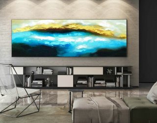 Abstract Painting on Canvas - Extra Large Wall Art, Contemporary Art, Original Oversize Painting XaS327,picasso moma