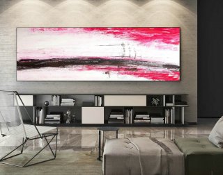 Contemporary Wall Art - Abstract Painting on Canvas, Original Oversize Painting, Extra Large Wall Art XaS297,tuscan interior design