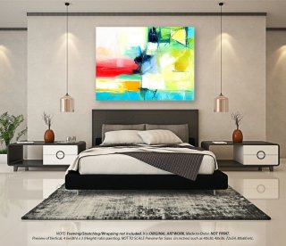 Original Abstract Painting Original Paintings - Oversized Paintings on Canvas, Oversized Wall Art, Canvas Wall Art, Wall art decorYNS179,nautical interior design
