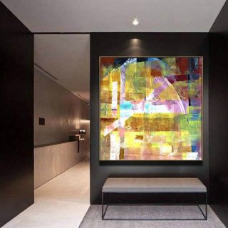 Large Canvas Art - Abstract Painting on Canvas, Contemporary Wall Art, Original Oversize Painting tLaS496,moma expansion
