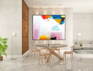 Extra Large Wall art - Abstract Painting on Canvas, Contemporary Art, Original Oversize Painting LaS273,buy modern art
