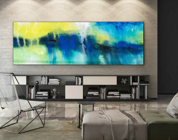 Extra Large Wall art - Abstract Painting on Canvas, Contemporary Art, Original Oversize Painting XaS141,dutch interior design