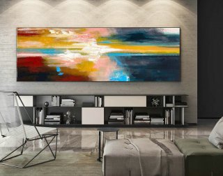 Extra Large Wall art - Abstract Painting on Canvas, Contemporary Art, Original Oversize Painting XaS112,large plain canvas