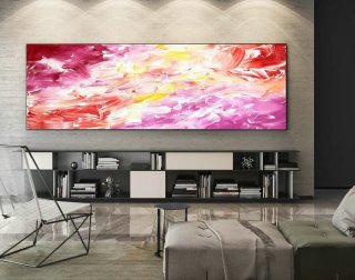 Extra Large Wall art - Abstract Painting on Canvas, Contemporary Art, Original Oversize Painting XaS400,scandinavian room design