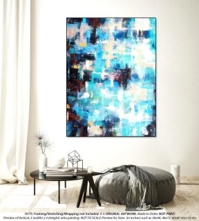 Original Abstract Painting Office Wall Art - Original Paintings on Canvas, Oversized Painting, Original acrylic Painting on canvasYNS138,abstract wall art paintings