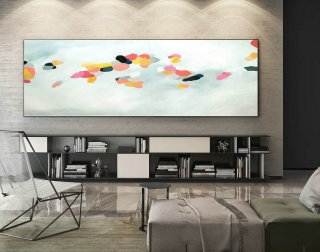 Extra Large Wall art - Abstract Painting on Canvas, Contemporary Art, Original Oversize Painting XaS252,jesus modern art