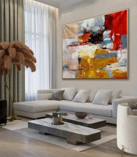 Contemporary abstract wall Art Hand painted Modern painting Super Large Oversize Acrylic Canvas Art 60x80" / 150x200cm,modern pop artists