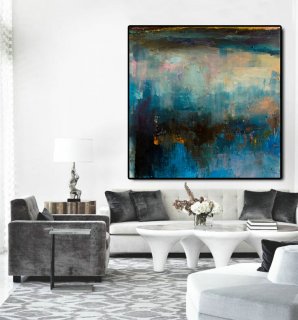 Acrylic Painting, Oil Large Painting, Canvas Painting, Original Abstract, Wall art decor, Abstract canvases, Art Canvas Oil, Oil Large Art,modern cubism art