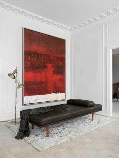 Red Abstract Art, Large Wall Art, Original Painting, Acrylic painting, Abstract Decor Painting, Painting, Painting On Canvas, Large abstract,interior design 2018