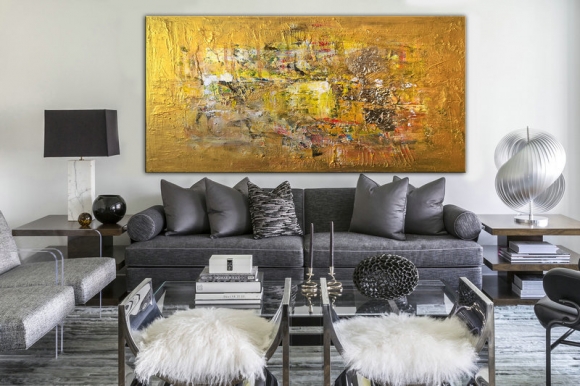 Abstract Art, Large Decor Art, Oil Canvas Painting, Oil Painting, Abstract Painting, Original Painting, Large Wall Art, Large Decor Painting,black and gold abstract