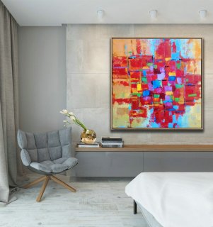Abstract Painting, Oil Painting, Large Decor Art, Abstract Wall Painting, Canvas Art, Large Wall Art, Abstract Art, Large Decor Art, Acrylic,abstract nursery art