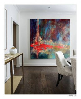 Colorful Canvas Painting, Abstract Canvas, Abstract Painting, Original Artwork, Original Abstract, Contemporary Artwork, Original Large Art,abstract accent wall