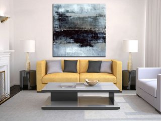 Abstract painting, Painting, Living Room Wall Decor, Original Abstract Painting, Contemporary Giclee Art, Painting Giclee, Decor Giclee, Art,grey abstract canvas
