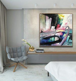 Large Abstract Art, Living Room Art, Original Art, Canvas Painting, Large acrylic Art, Large Canvas Art, Abstract Painting, Oil Original Art,female abstract painters