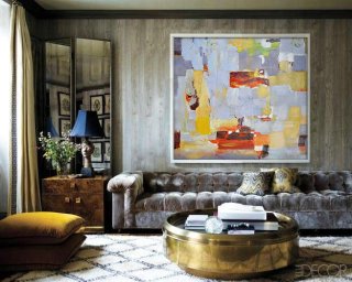 Handmade Large Contemporary Art Acrylic Painting Abstract Canvas Art, Original Artworkt - By Biao,bamboo house interior design