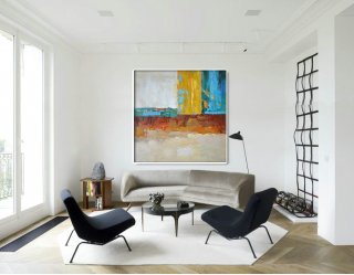 Original Abstract Painting Extra Large Canvas Art, Handmade Acrylic Painting, Modern Artt - By Biao,modern day sculptures