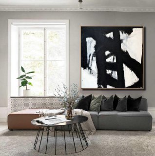Abstract Painting, Oil Painting, Abstract art, Oil painting, Original art, Art painting, Acrylic paintings, Large wall art, Canvas Art,black and white contemporary wall art