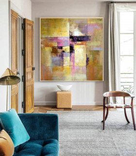 Abstract painting, Oil Painting, wall art deco, original art, impressionism design, abstract wall painting, Heavy Texture, Painting On Canvas,dressing room designs in the home