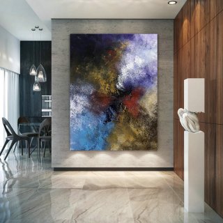 Abstract Canvas Art - Extra Large Painting, Original Artwork, Contemporary Art, Office Decor, Painting on Canvas, Above Bed Decor #B2c026,extra large oil paintings on canvas