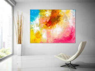 Extra Large Wall Art Original Handpainted Contemporary XL Abstract Painting Horizontal Vertical Huge Size Art Bright and Colorful lac705,amazing modern art