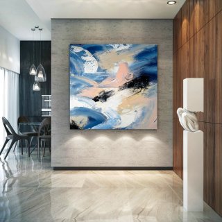 Large Painting on Canvas,Original Painting on Canvas,oil hand painting,home decor wall art,painting on canvas DIc015,painting a large canvas
