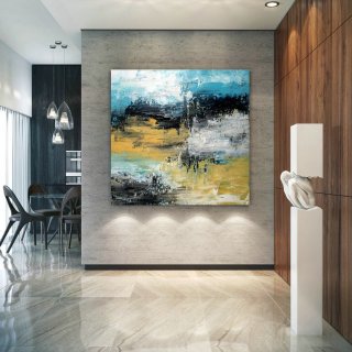 Large Abstract Painting,Modern abstract painting,original painting,modern wall canvas,abstract painting,textured wall decor BNc018,large beach canvas paintings