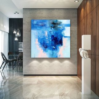 Large Abstract Painting, Original Canvas Art, Contemporary Wall Art, Modern Artwork, Office Wall art, Extra Large Canvas Colorful lac703,angel wing paintings abstract