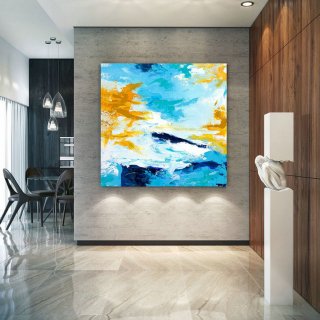 Extra Large Wall Art Palette Knife Artwork Original Painting on Canvas Huge Size Art Modern Wall Decor Contemporary Art lac717,abstract alien art