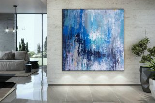 Large Modern Wall Art Painting,Large Abstract wall art,huge canvas painting,original abstract,best wall art,abstract texture art DAC036,large green canvas wall art