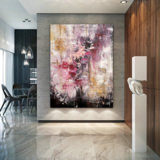 Large Abstract Painting,Modern abstract painting,painting for home,oil paintings,abstract painting,acrylic textured BNC056,5 panel abstract wall art