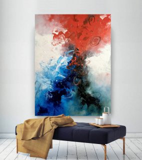 Large Abstract Painting,Modern abstract painting,painting colorful,abstract canvas art,colorful abstract,textured wall decor BNc005,big canvas art cheap