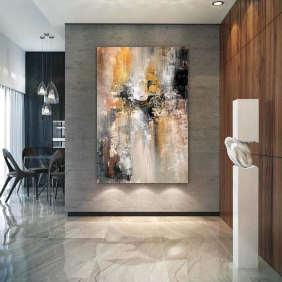 Large Abstract Painting,Modern abstract painting,original painting,bathroom wall art,xl abstract painting,acrylic textured art BNC032,peter dranitsin paintings