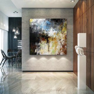 Large Abstract Painting,texture painting,large office art,acrylic abstract,large textured art BNc090,avengers abstract art