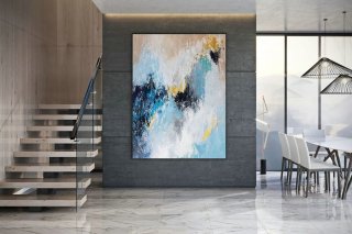 Large Modern Wall Art Painting,Large Abstract wall art,bright painting art,abstract painting,canvas wall art DAc002,french moderns monet to matisse