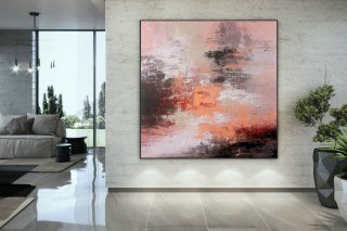 Large Abstract Painting,Modern abstract painting,huge canvas painting,oil abstract canvas,large abstract art DMC197,large christmas canvas art