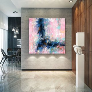 Extra Large Wall Art Palette Knife Artwork Original Painting,Painting on Canvas Modern Wall Decor Contemporary Art, Abstract Painting Pdc071,abstract art famous artist