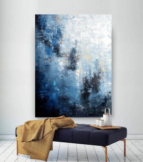 Large Abstract Painting,Modern abstract painting,square painting,huge canvas art,xl abstract painting,textured art BNc021,peter dranitsin art