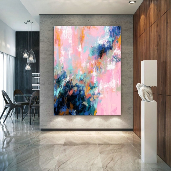 Extra Large Wall Art Palette Knife Artwork Original Painting,Painting on Canvas Modern Wall Decor Contemporary Art, Abstract Painting Pdc067,soft abstract paintings