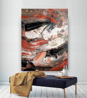Large Abstract Painting,Modern abstract painting,painting home decor,home and decor,colorful abstract,acrylic textured art DIc018,the museum of modern art new