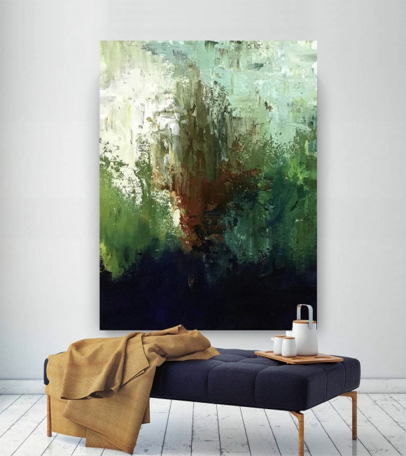 Large Modern Wall Art Painting,Large Abstract wall art,painting wall art,abstract decor,home decor wall art,textures painting D2c002,deer abstract painting